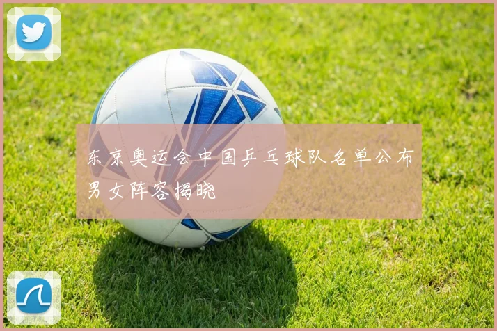 东京奥运会中国乒乓球队名单公布男女阵容揭晓